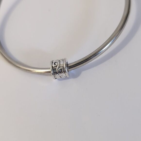 Silver Filigree Spacer Charm for Pandora Style‎ Bracelet - Picture 1 of 4